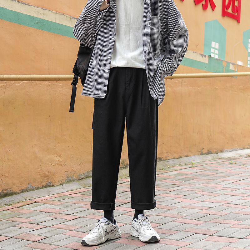 Men's Trousers 2021 Spring and Winter New Trend Green Nine Spots Fashion Young Clothes HZLB, Black
Men's Trousers 2021 Spring and Winter New Trend Green Nine Spots Fashion Young Clothes HZLB, Black