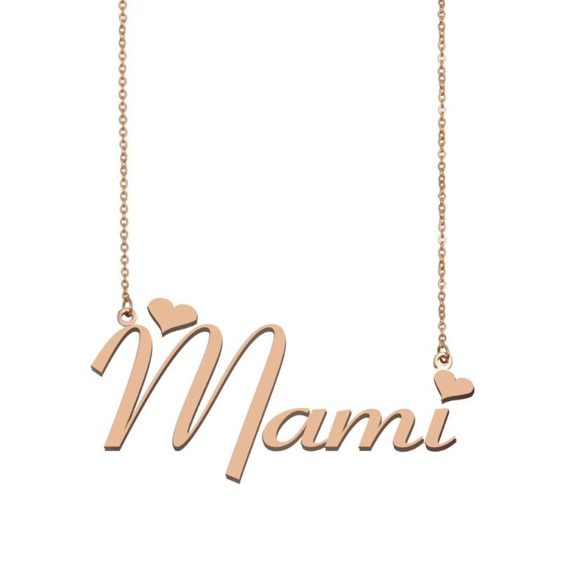 Mami Name Necklace , Custom Name Necklace for Women Girls Best Friends Birthday Wedding Christmas Mother Days Gift
Mami Name Necklace , Custom Name Necklace for Women Girls Best Friends Birthday Wedding Christmas Mother Days Gift