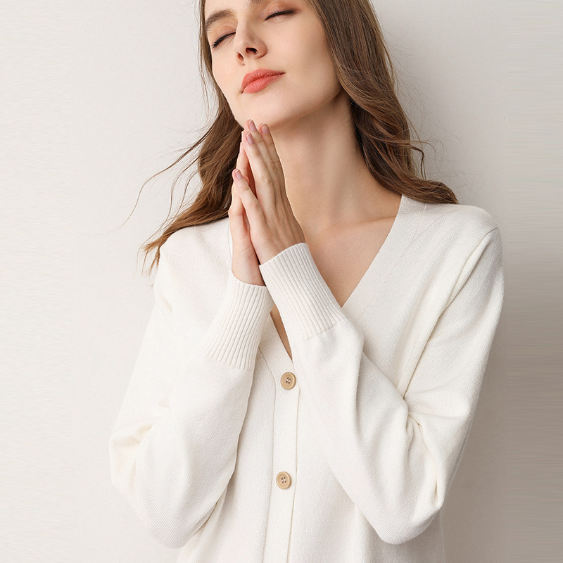 19 spring autumn long cardigan women's sweater knit jacket buttoned outside wearing female cardigans 201023