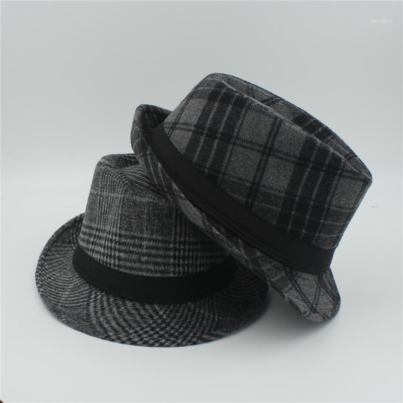 Wide Brim Hats Arrival Autumn Winter Men's Feminino Warm Fedora Hat For Gentleman Wool Grid Ribbon Sombreros Jazz Cap Top 101, Color5
Wide Brim Hats Arrival Autumn Winter Men's Feminino Warm Fedora Hat For Gentleman Wool Grid Ribbon Sombreros Jazz Cap Top 101, Color5