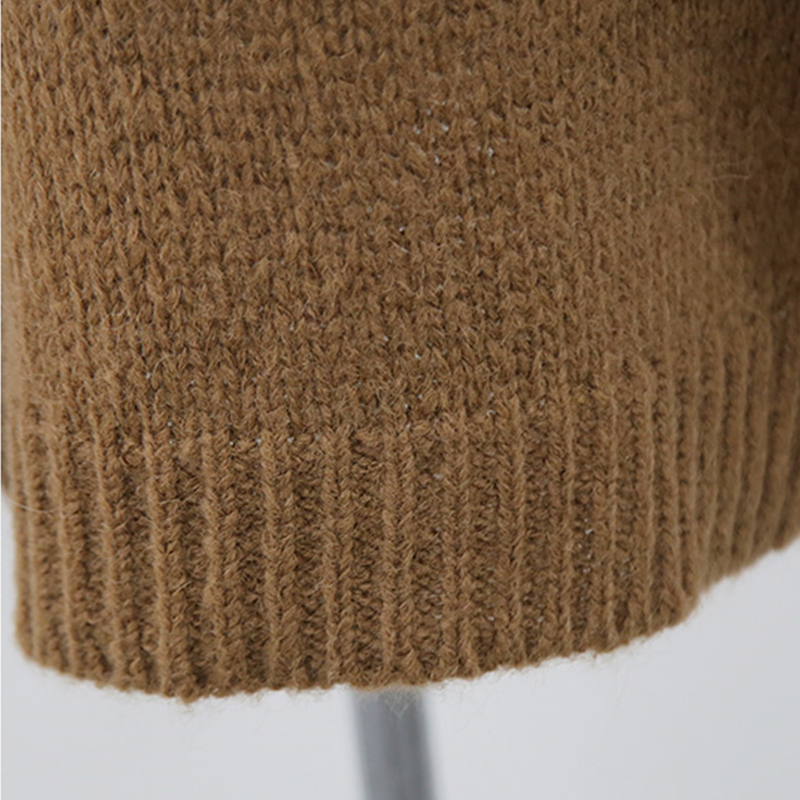 Flectit Chunky Turtleneck Sweater Grey Black Light Blue Solid Plus Size Long Pullovers Knit Top Fall Winter Outfits * 201130