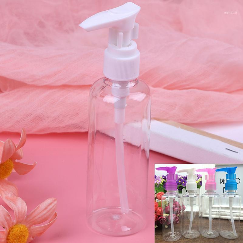 

1 PC 100ml Travel Transparent Plastic Perfume Atomizer Small MIni Empty Spray Refillable Bottle Random Color1
