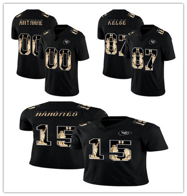 Kansas City Chiefs MEN WOMEN YOUTH Patrick Mahomes Travis Kelce statue of liberty black football Jersey, Black;red
Kansas City Chiefs MEN WOMEN YOUTH Patrick Mahomes Travis Kelce statue of liberty black football Jersey, Black;red
