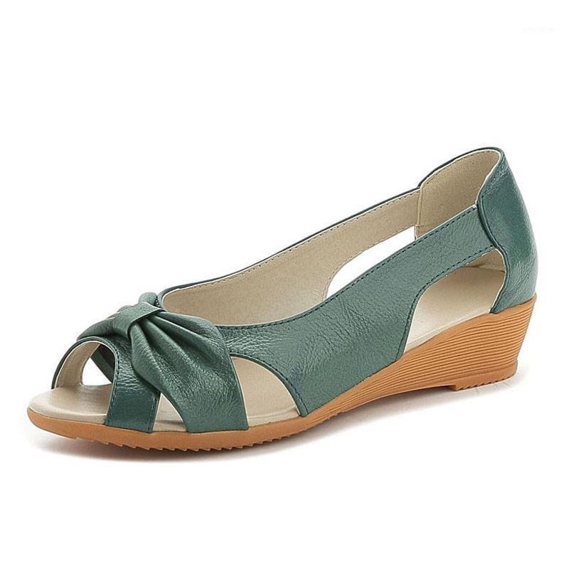 Rome Style Bow Peep Toe Women Gladiator Sandals Genuine Soft Leather Summer Shoes Woman Low Heels Female Wedge Sandals XKD43361, Green
Rome Style Bow Peep Toe Women Gladiator Sandals Genuine Soft Leather Summer Shoes Woman Low Heels Female Wedge Sandals XKD43361, Green
