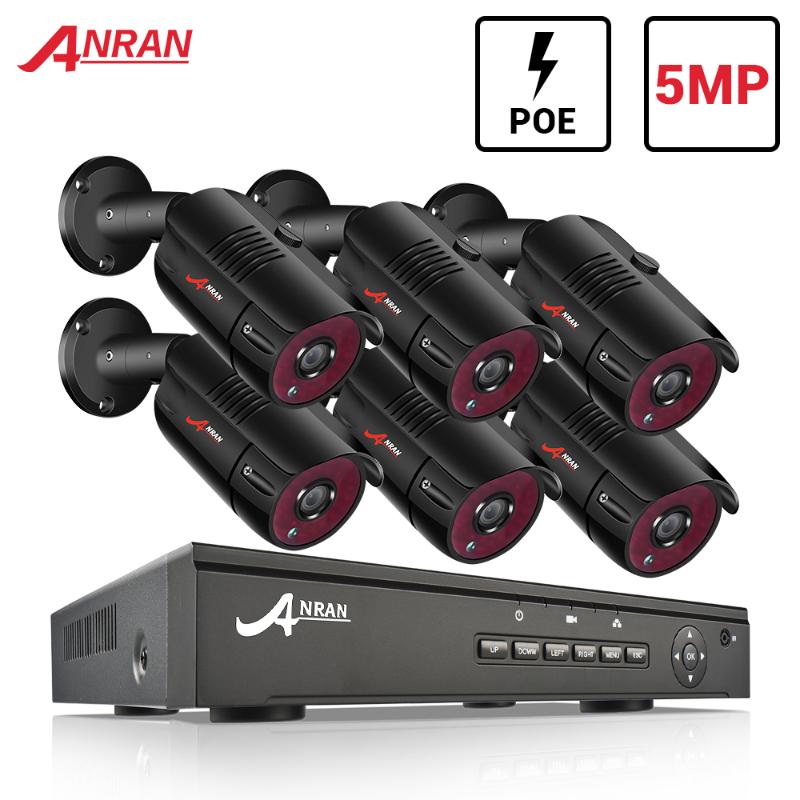 ANRAN 5MP POE Kit Security System DVR Kit Surveillance Camera System Waterproof Outdoor Camera Security Night Vision
ANRAN 5MP POE Kit Security System DVR Kit Surveillance Camera System Waterproof Outdoor Camera Security Night Vision
