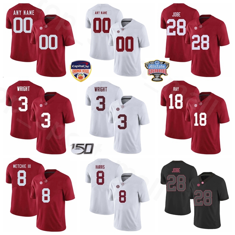 NCAA Alabama Crimson Tide College Football 3 Daniel Wright Jersey 28 Josh Jobe Christian Harris LaBryan Ray John Metchie III Men Women Kids, With sugar bowl patch
NCAA Alabama Crimson Tide College Football 3 Daniel Wright Jersey 28 Josh Jobe Christian Harris LaBryan Ray John Metchie III Men Women Kids, With sugar bowl patch