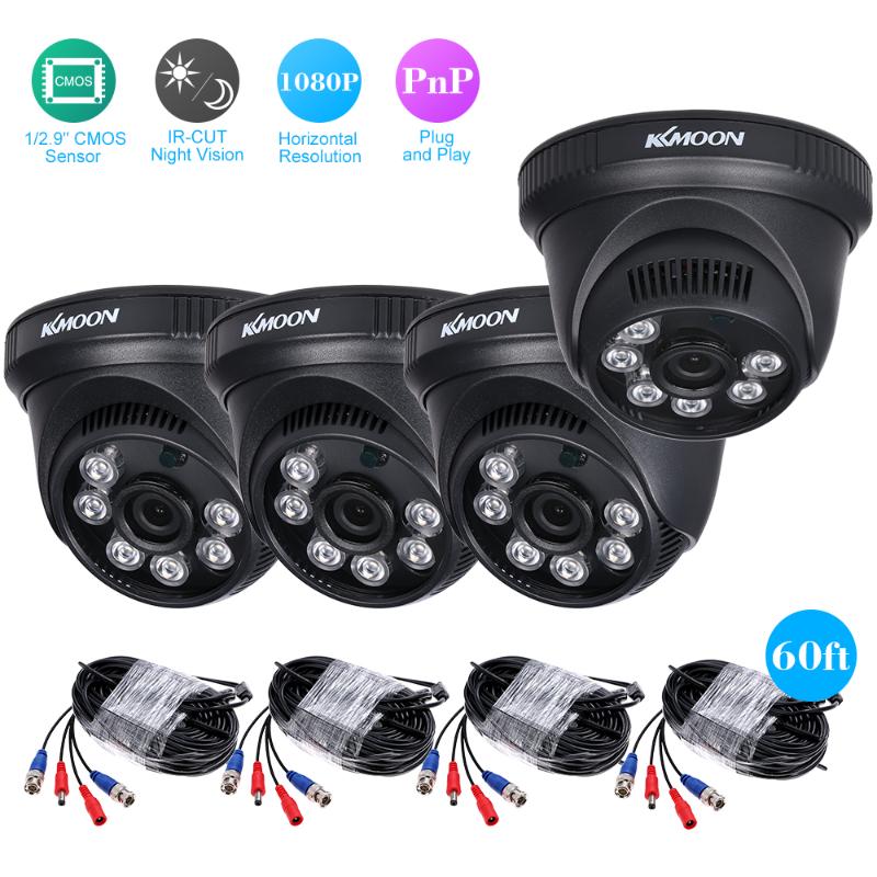 KKmoon 4*1080PAHD Dome IR CCTV Camera 4*60ft Surveillance Cable Support IR-CUT Night Vision Array Infrared Lamps 1/2.9 CMOS
KKmoon 4*1080PAHD Dome IR CCTV Camera 4*60ft Surveillance Cable Support IR-CUT Night Vision Array Infrared Lamps 1/2.9 CMOS