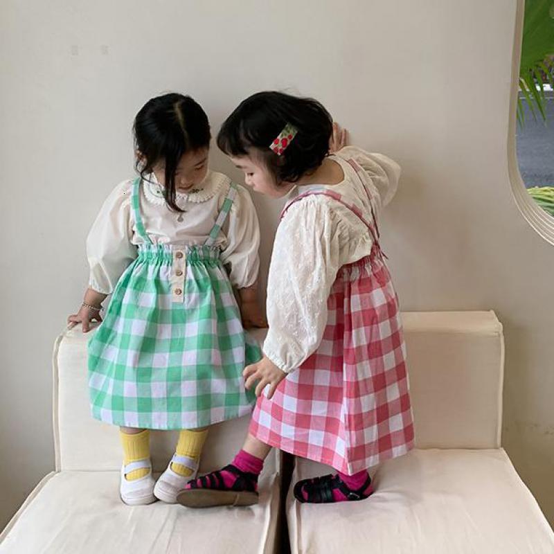 Children 2021 Spring New Clothing Plaid Skirts Princess Girls Strap A-line Soft Cotton Casual Skirt 1-7y 9901, 21022blue
Children 2021 Spring New Clothing Plaid Skirts Princess Girls Strap A-line Soft Cotton Casual Skirt 1-7y 9901, 21022blue