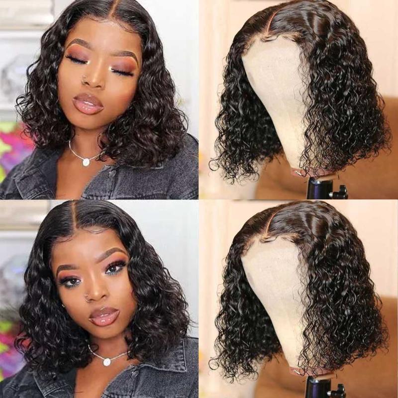 Bob Wig Water Wave Curly Lace Front Wig 180% Brazilian Lace Front Human Hair Wigs Wet And Wavy Part Hd Transparent, Natural color
Bob Wig Water Wave Curly Lace Front Wig 180% Brazilian Lace Front Human Hair Wigs Wet And Wavy Part Hd Transparent, Natural color