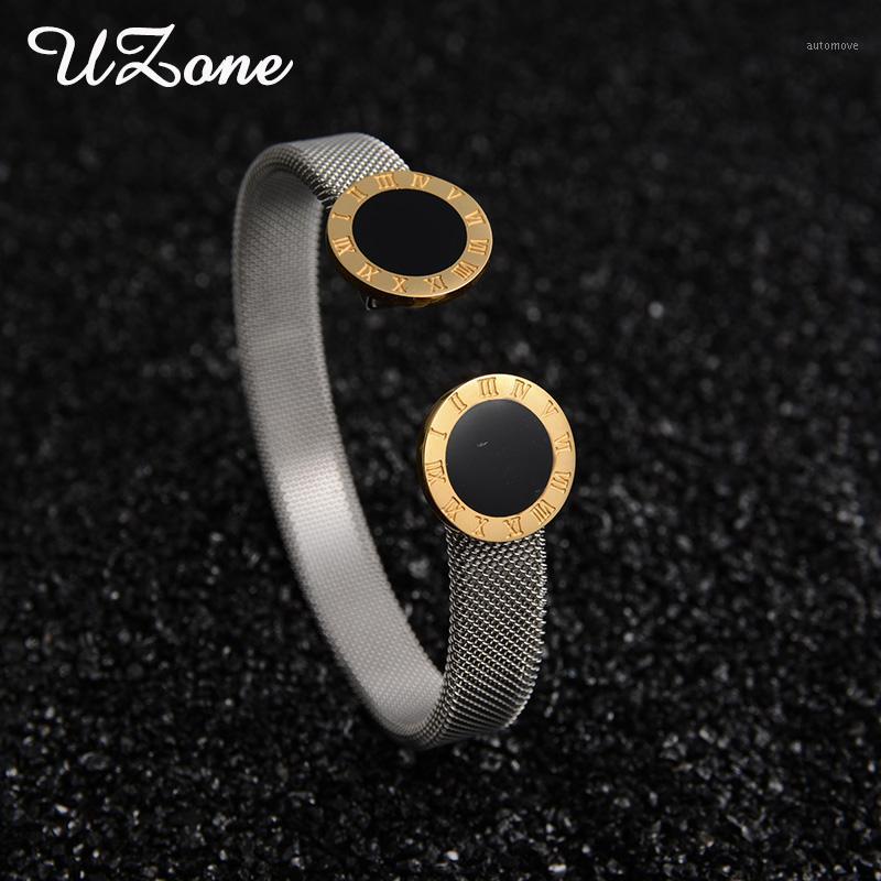 UZone Trendy Women Jewelry Bangle Hollow Wire Adjustable Bangle For Birthday Gift1