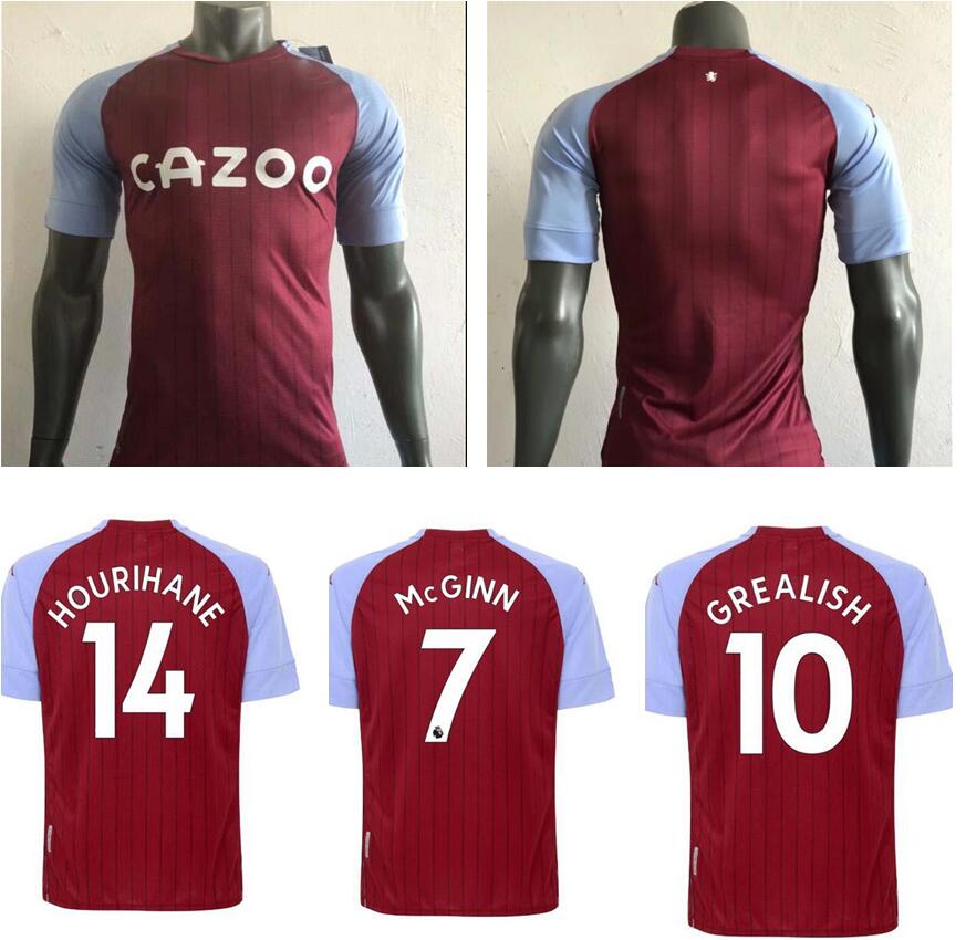 Aston Player Version Soccer jerseys 2020 21 home Grealish M. TREZEGUET Wesley El Ghazi Hourihane Douglas Luiz McGinn, Black;yellow
Aston Player Version Soccer jerseys 2020 21 home Grealish M. TREZEGUET Wesley El Ghazi Hourihane Douglas Luiz McGinn, Black;yellow