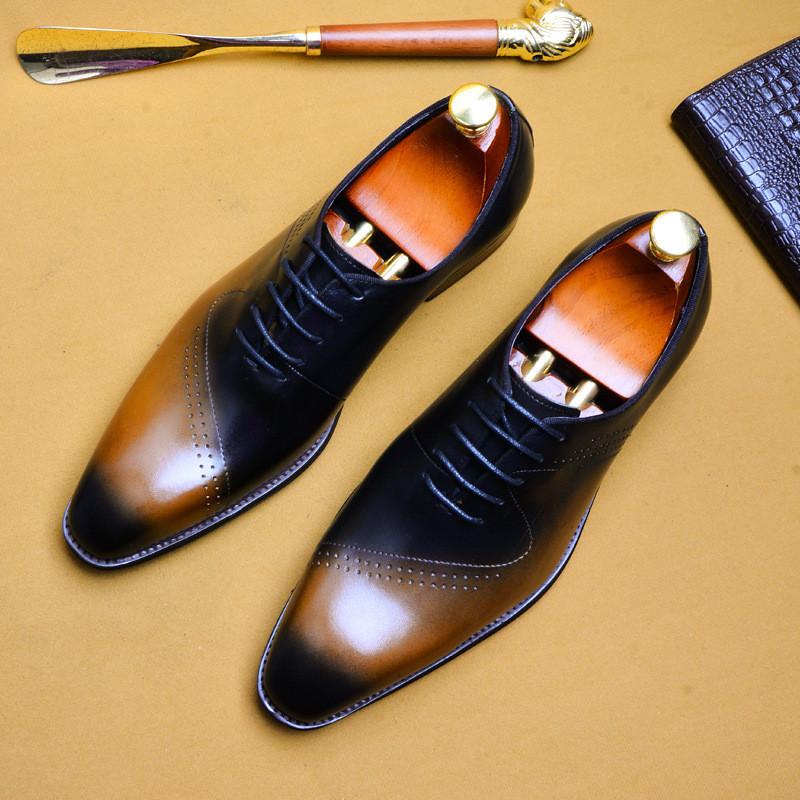 Autumn Brand mens formal shoes genuine leather oxford shoes for men black 2020 dress wedding laces leather brogues
Autumn Brand mens formal shoes genuine leather oxford shoes for men black 2020 dress wedding laces leather brogues