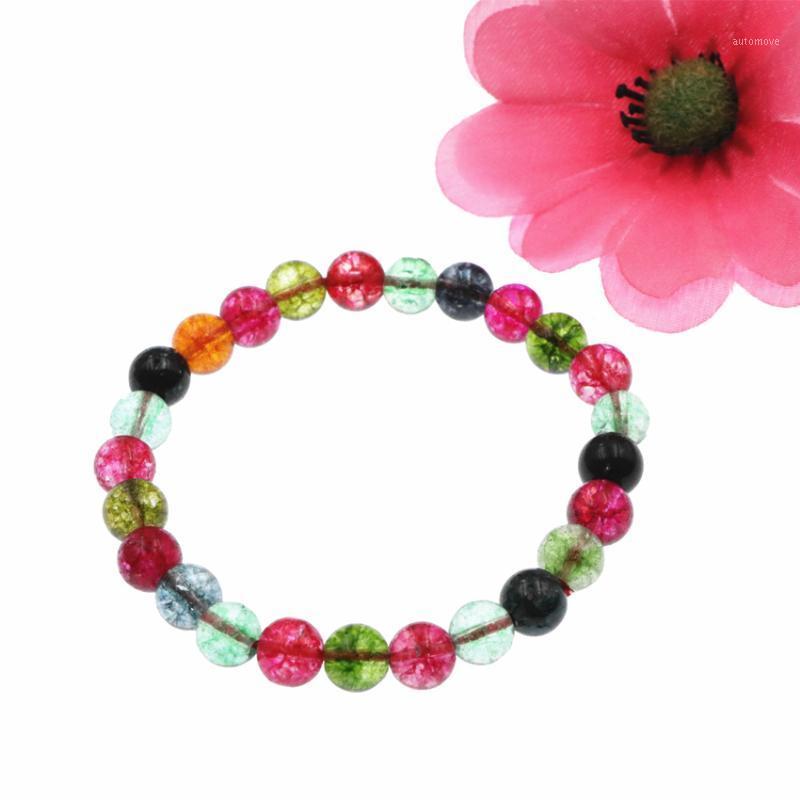 Elastic Rope Bracelet for Women Colorful Round Crystal Tourmaline Beads Bracelets Strand Charms Bangle Handmade Ornament B1021
Elastic Rope Bracelet for Women Colorful Round Crystal Tourmaline Beads Bracelets Strand Charms Bangle Handmade Ornament B1021