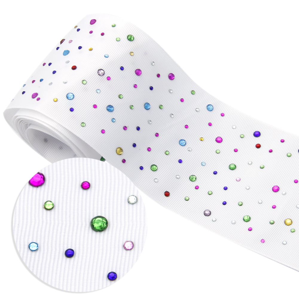 David accessories 10yard/roll 3" 75mm Rhineston Rainbow Grosgrain Ribbon DIY Bow Crafts Home Wedding Decoration,10Yc11342 201006, Pink;blue
David accessories 10yard/roll 3" 75mm Rhineston Rainbow Grosgrain Ribbon DIY Bow Crafts Home Wedding Decoration,10Yc11342 201006, Pink;blue