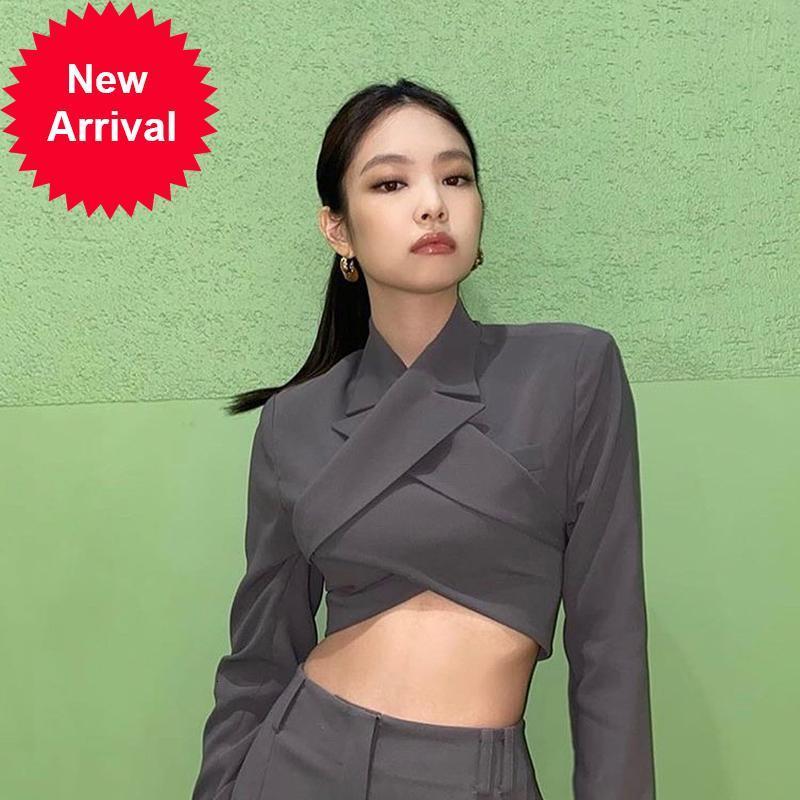 Spring 2021 New Fall Sexy Track Back Women's Shirts Fancy New Design Long Sleeve Tops Ladies Short Suit Sweaters XRTW, Beige
Spring 2021 New Fall Sexy Track Back Women's Shirts Fancy New Design Long Sleeve Tops Ladies Short Suit Sweaters XRTW, Beige