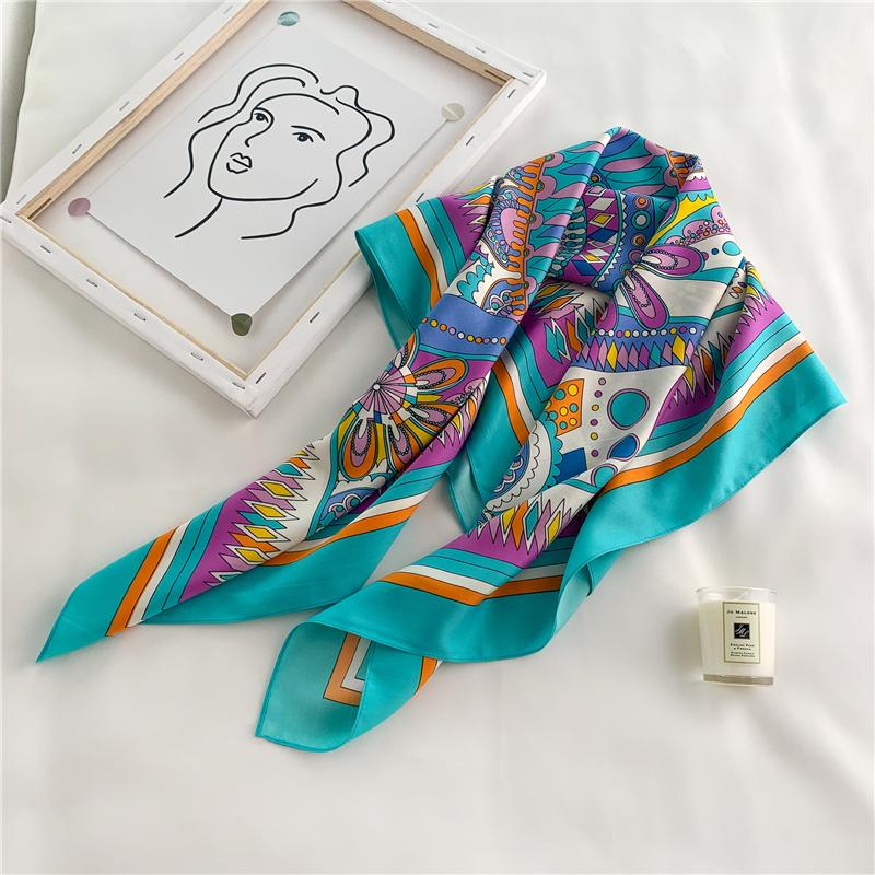 Summer Large Silk Scarf Square Lady Neck Foulard Fashion Shawl and Wrap for Women Bandana Print Design Headkerchief
Summer Large Silk Scarf Square Lady Neck Foulard Fashion Shawl and Wrap for Women Bandana Print Design Headkerchief
