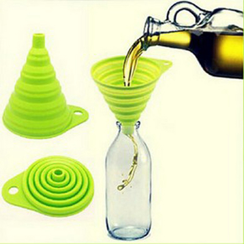 Flexible Hygienic Silicone Folding Funnel Folding Telescopic Collapsible Long Neck Funnel Portable Liquid Filling Kitchen Tools VTKY2119
Flexible Hygienic Silicone Folding Funnel Folding Telescopic Collapsible Long Neck Funnel Portable Liquid Filling Kitchen Tools VTKY2119