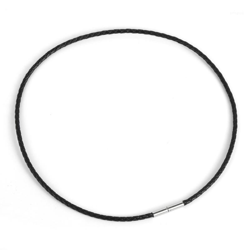 Chokers Punk Rock Black Genuine Leather Necklace For Men Women 3mm Thin With Stainless Steel Clasp Necklaces DIY Making1
Chokers Punk Rock Black Genuine Leather Necklace For Men Women 3mm Thin With Stainless Steel Clasp Necklaces DIY Making1