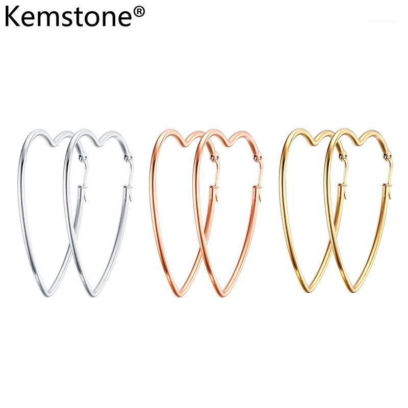 Kemstone Fashion Stainless Steel 38mm Heart Shaped Hypoallergenic Hoop Earrings Jewelry for Women1
Kemstone Fashion Stainless Steel 38mm Heart Shaped Hypoallergenic Hoop Earrings Jewelry for Women1