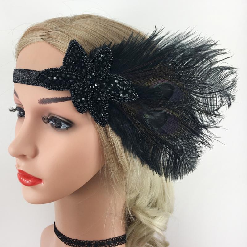 Handmade Feather Headband Flapper Feather Headpiece 1920s Beaded Headband for Women and Girls Fashionable Hair Accessories
Handmade Feather Headband Flapper Feather Headpiece 1920s Beaded Headband for Women and Girls Fashionable Hair Accessories
