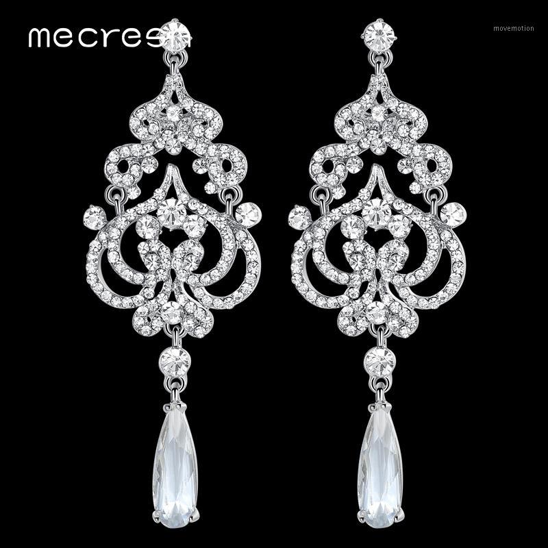 Mecresh Big Crystal Chandelier Wedding Earrings for Bride Imitated CZ Heart Statement Hanging Earrings Fashion Jewelry EH6201
Mecresh Big Crystal Chandelier Wedding Earrings for Bride Imitated CZ Heart Statement Hanging Earrings Fashion Jewelry EH6201