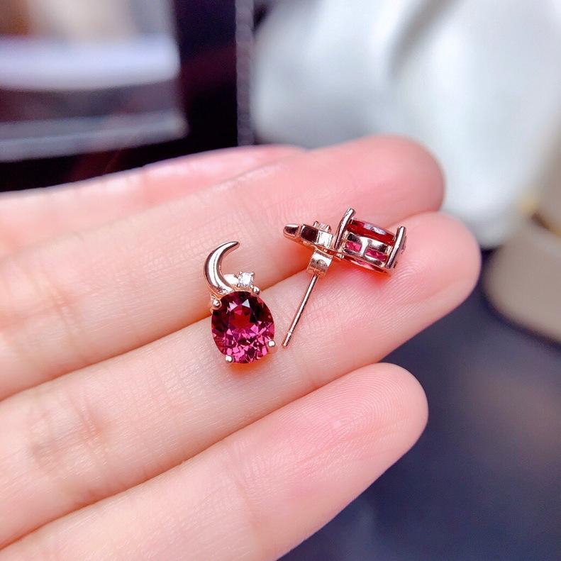 New Fashion Simple Stars and Moons Temperament Ear Ornaments Red Zircon Rose Gold Earring Stud Earrings for Women Jeweley Gift
New Fashion Simple Stars and Moons Temperament Ear Ornaments Red Zircon Rose Gold Earring Stud Earrings for Women Jeweley Gift