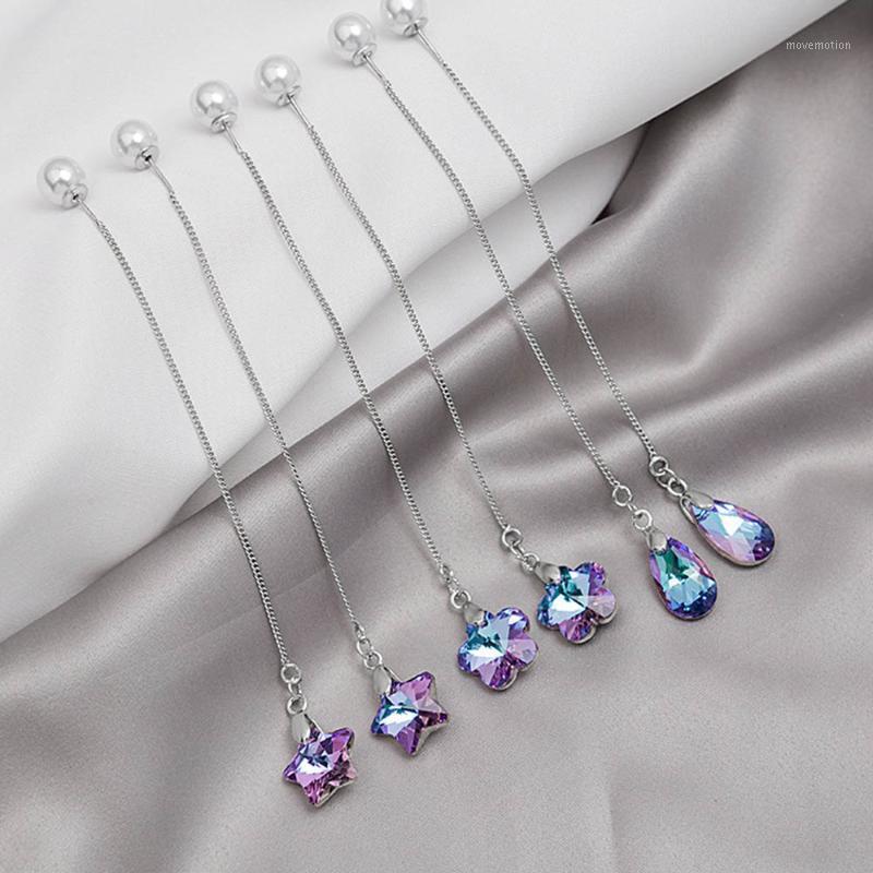 Simple Ear Line Geometric Crystal Long Drop Earrings Flower Water Drop Earring For Women Fashion Wedding Jewelry Women Gift1
Simple Ear Line Geometric Crystal Long Drop Earrings Flower Water Drop Earring For Women Fashion Wedding Jewelry Women Gift1