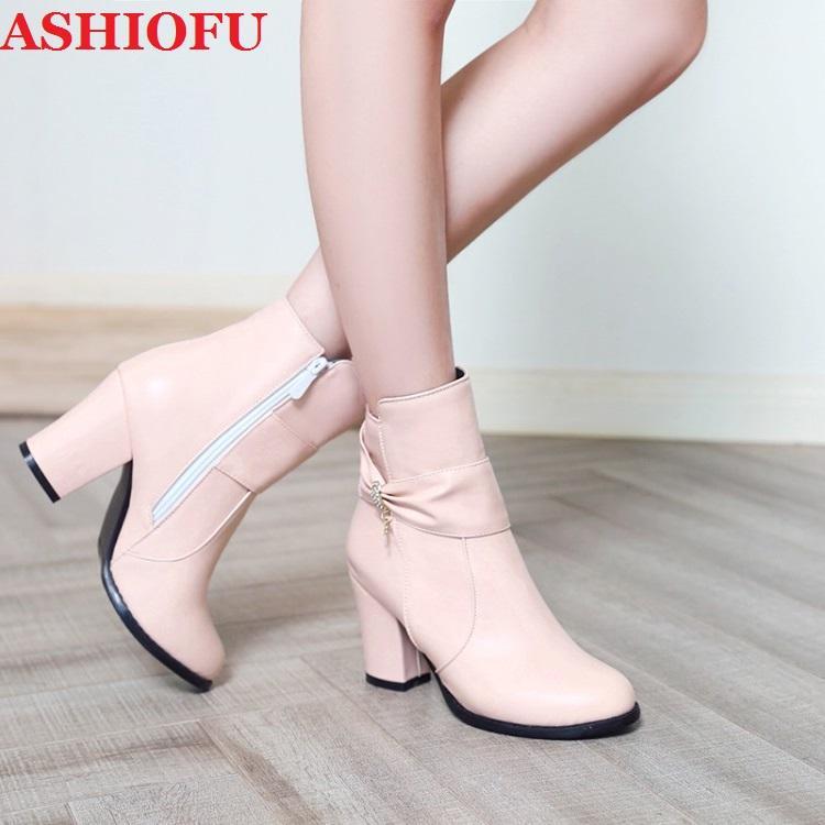 ASHIOFU 2020 New Arrival Women's Thick-heel Boots Crystals Real Photos Party Prom Ankle Booties Large Size Fashion Winter Boots1, Black
ASHIOFU 2020 New Arrival Women's Thick-heel Boots Crystals Real Photos Party Prom Ankle Booties Large Size Fashion Winter Boots1, Black