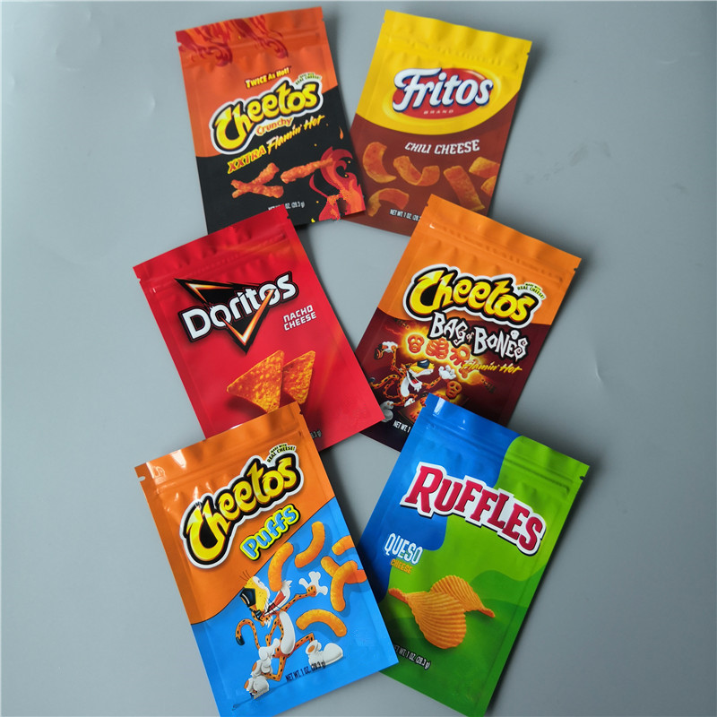 NEWEST Cheetos chips Runtz cookies mylar bags Jokesup 1OZ 600mg Doritos bag Cheetos puffs fritos Ruffles Smell Proof Packaging mylar bag
NEWEST Cheetos chips Runtz cookies mylar bags Jokesup 1OZ 600mg Doritos bag Cheetos puffs fritos Ruffles Smell Proof Packaging mylar bag