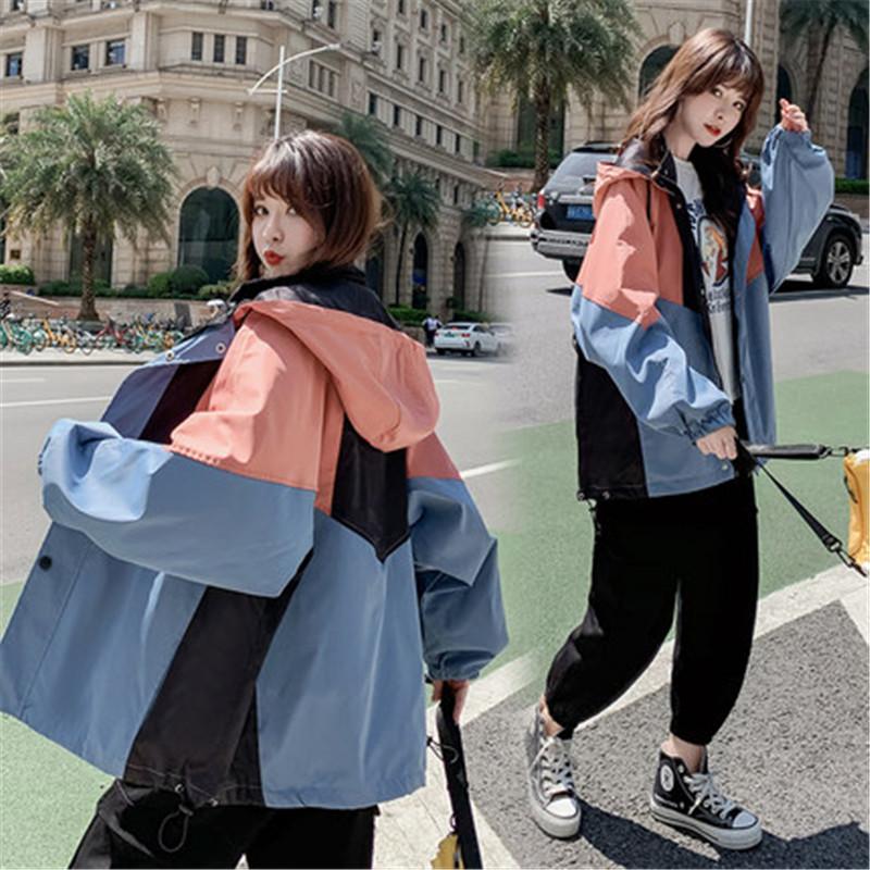 Harajuku Style Hooded Jacket Women 2020 Spring Autumn Coats New Korean Casual Loose Girl Tooling Windbreaker Jackets g657, Green
Harajuku Style Hooded Jacket Women 2020 Spring Autumn Coats New Korean Casual Loose Girl Tooling Windbreaker Jackets g657, Green