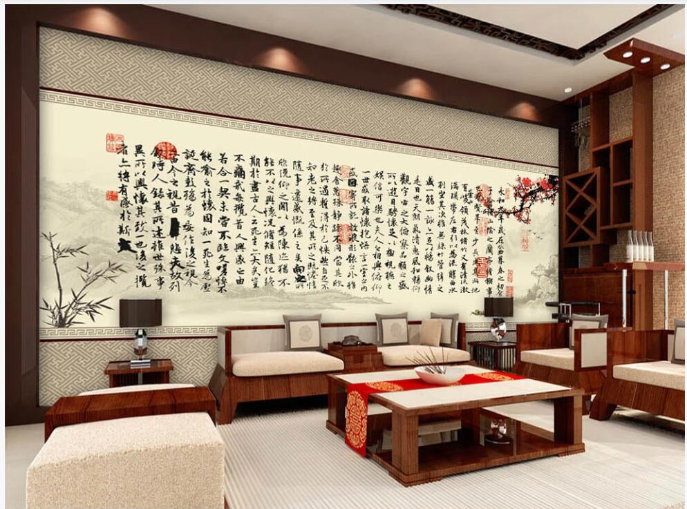 3d wallpaper custom photo Calligraphy of Wang Xizhi's Lanting Preface living room home decor 3d wall murals wallpaper for walls 3 d in rolls, Non-woven wallpaper
3d wallpaper custom photo Calligraphy of Wang Xizhi's Lanting Preface living room home decor 3d wall murals wallpaper for walls 3 d in rolls, Non-woven wallpaper
