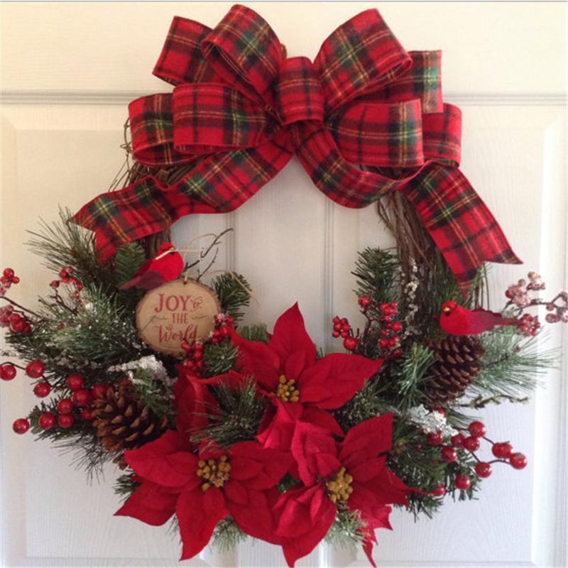 2020 New Christmas Rattan Wreath Garland Pine Needles Decoration with Bow Flower Wreaths Brown Tree Branch Hanging Pendants1
2020 New Christmas Rattan Wreath Garland Pine Needles Decoration with Bow Flower Wreaths Brown Tree Branch Hanging Pendants1