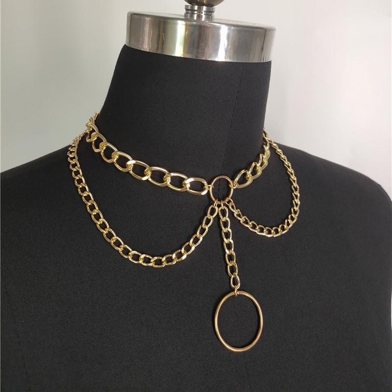 NIUYITONG Women Choker Necklace Female Collar Alloy Chain Gold/Silver Color Gothic Jewelry Night Club
NIUYITONG Women Choker Necklace Female Collar Alloy Chain Gold/Silver Color Gothic Jewelry Night Club