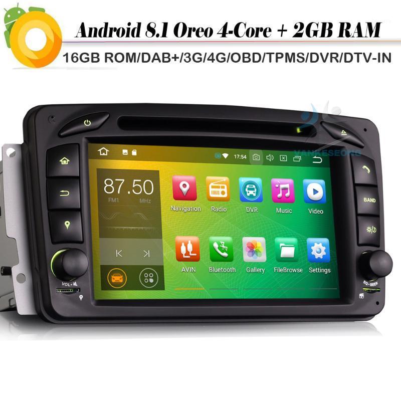 DAB+ Quad Core Android 8.1 Autoradio Navi WiFi CD 4G GPS Car Radio Player for Class C/G/CLK W203 W209 Vito Viano1
DAB+ Quad Core Android 8.1 Autoradio Navi WiFi CD 4G GPS Car Radio Player for Class C/G/CLK W203 W209 Vito Viano1
