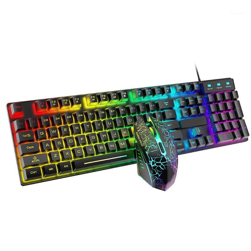 2021 New T6 Rainbow USB Wired Keyboard Mouse Pad Combo RGB Backlit Pro PC Gaming Keypad1
2021 New T6 Rainbow USB Wired Keyboard Mouse Pad Combo RGB Backlit Pro PC Gaming Keypad1