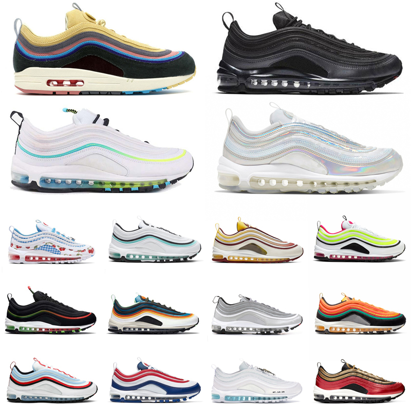 97 97s running shoes Worldwide triple black white Iridescent Sunburst Jesus Volt womens mens trainers sports sneakers Jogging Walking, 36-45 undefeated black
97 97s running shoes Worldwide triple black white Iridescent Sunburst Jesus Volt womens mens trainers sports sneakers Jogging Walking, 36-45 undefeated black