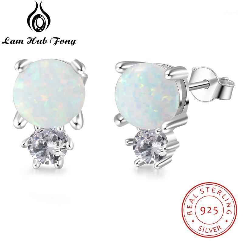Stud 925 Sterling Silver Earrings For Women Cute Round White Opal Chic Korean Fine Jewelry Gift (Lam Hub Fong)1
Stud 925 Sterling Silver Earrings For Women Cute Round White Opal Chic Korean Fine Jewelry Gift (Lam Hub Fong)1