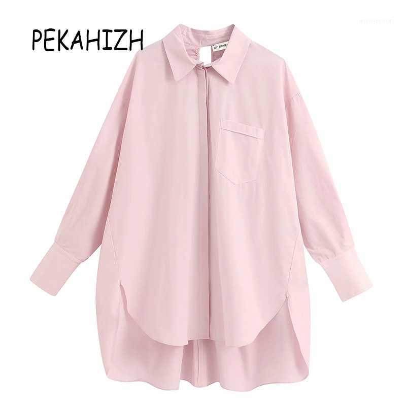 blouseShirts Womens Tops vintage pink loose long blouse shirts casual pockets lapel backless shirts summer 2020 new1
blouseShirts Womens Tops vintage pink loose long blouse shirts casual pockets lapel backless shirts summer 2020 new1