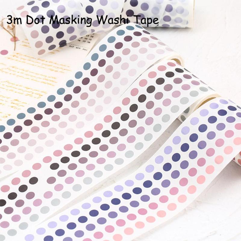 1 Roll Journal Base Decorative Tape Dot Masking Washi Tape DIY Scrapbooking Sticker Label Japanese Stationery
1 Roll Journal Base Decorative Tape Dot Masking Washi Tape DIY Scrapbooking Sticker Label Japanese Stationery
