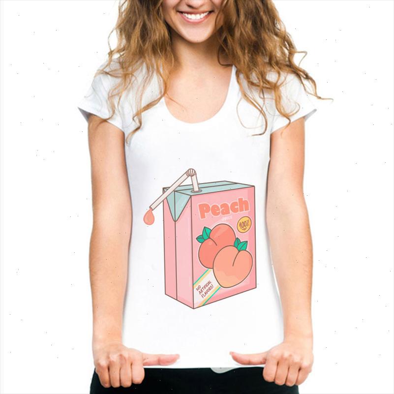 harajuku shirt leisure interesting pattern vogue t shirt peach juice clothes summer funny t shirts women round neck cute, White
harajuku shirt leisure interesting pattern vogue t shirt peach juice clothes summer funny t shirts women round neck cute, White