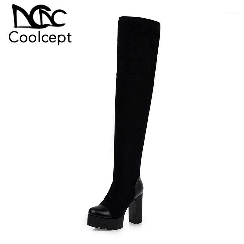 CoolCept 2020 Size 33-48 Fashion Slip On Sexy Over Knee Boots Square Heel Platform Thick Bottom Long Boots Footwear1, Red
CoolCept 2020 Size 33-48 Fashion Slip On Sexy Over Knee Boots Square Heel Platform Thick Bottom Long Boots Footwear1, Red