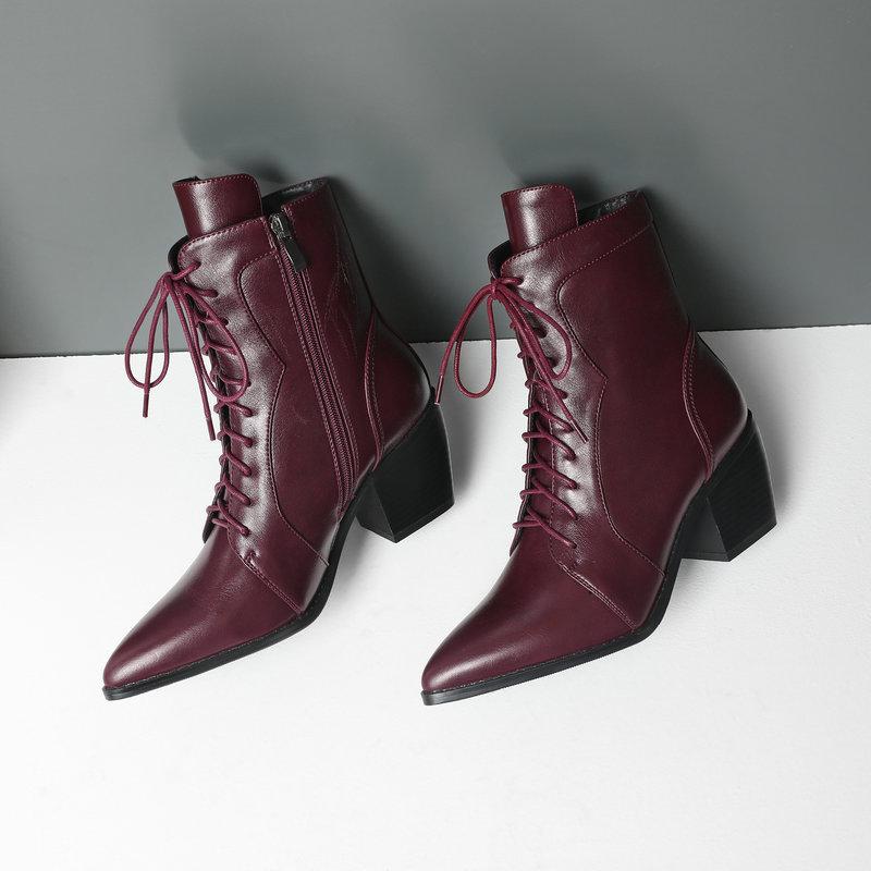 women lace up pointed toe autumn winter boots elegant high heels party casual shoes female 2020 new ankle boots size 41 42 43, Beige
women lace up pointed toe autumn winter boots elegant high heels party casual shoes female 2020 new ankle boots size 41 42 43, Beige