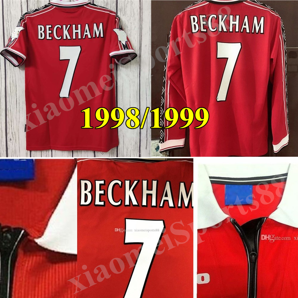 TOP quality Velvet 1998 1999 Man Unite retro Classic soccer jerseys 98 99 BECKHAM #7 Giggs football shirt Solskjaer 1998 1999 jersey, Home+patch
TOP quality Velvet 1998 1999 Man Unite retro Classic soccer jerseys 98 99 BECKHAM #7 Giggs football shirt Solskjaer 1998 1999 jersey, Home+patch