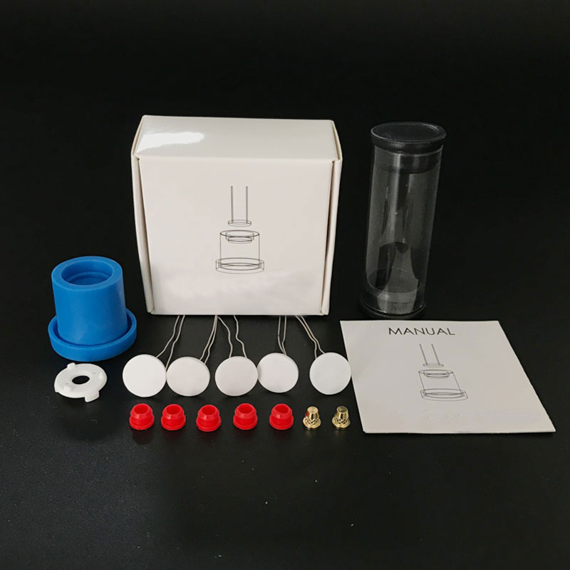 Hottest Peak Coil Repair Kit with 1pc ceramic base 2pcs Pin 5pcs 1.3mm Thickness Heating Coil element Grommets and Aligment Jig
Hottest Peak Coil Repair Kit with 1pc ceramic base 2pcs Pin 5pcs 1.3mm Thickness Heating Coil element Grommets and Aligment Jig