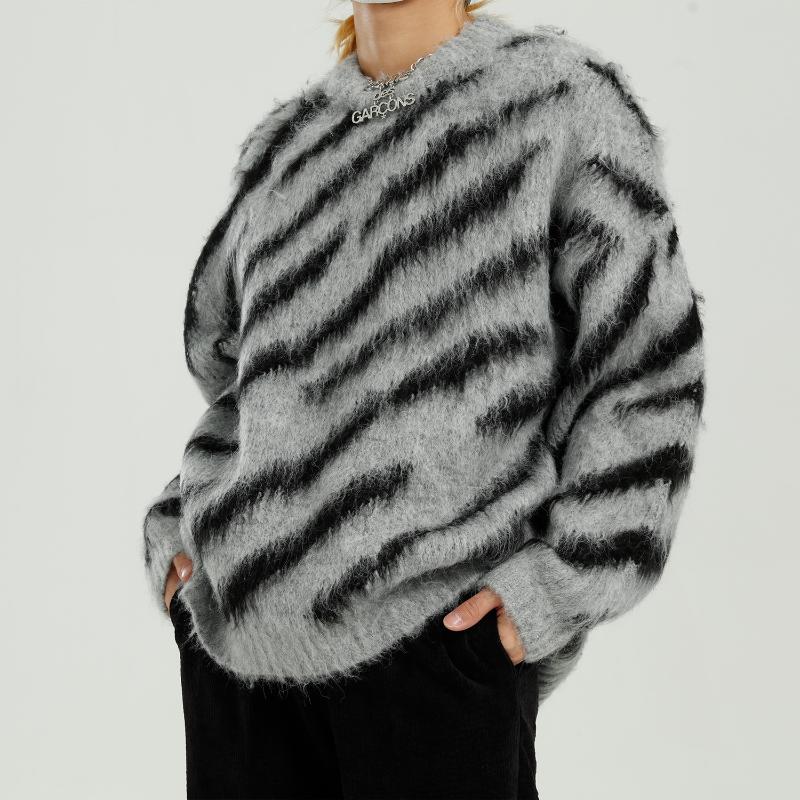 Men's Crew Neck Long Sleeve Striped Knit Sweater Casual Pullover Jumper Tops Men Korean Clothes Thick Fleece Warm Jersey Hombre, Khaki
Men's Crew Neck Long Sleeve Striped Knit Sweater Casual Pullover Jumper Tops Men Korean Clothes Thick Fleece Warm Jersey Hombre, Khaki