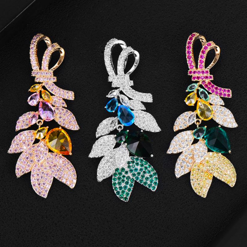 missvikki High Quality Luxury Clear Shiny CZ Pendant Earring Enthusiasm Jewelery for Women Fashion Wedding Daily Earring Jewelry
missvikki High Quality Luxury Clear Shiny CZ Pendant Earring Enthusiasm Jewelery for Women Fashion Wedding Daily Earring Jewelry