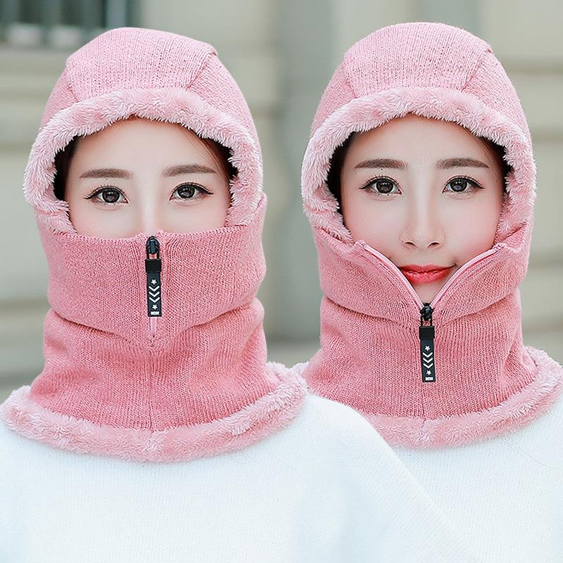 Winter Hat Knitted Hat Women Mask Scarf Skullies Beanies Hats For Women Warm Soft Fur Wool Windproof Ultra-Thick Bonnet Cap Hats, Black
Winter Hat Knitted Hat Women Mask Scarf Skullies Beanies Hats For Women Warm Soft Fur Wool Windproof Ultra-Thick Bonnet Cap Hats, Black