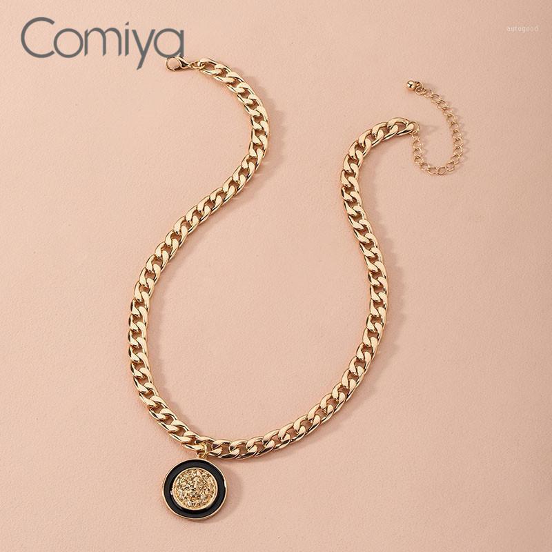 Chains Comiya Necklaces For Women Gold Color Zinc Alloy Acrylic Round Shape Pendant Fashion Accessories Korean Bijoux Feminino Necklace1
Chains Comiya Necklaces For Women Gold Color Zinc Alloy Acrylic Round Shape Pendant Fashion Accessories Korean Bijoux Feminino Necklace1