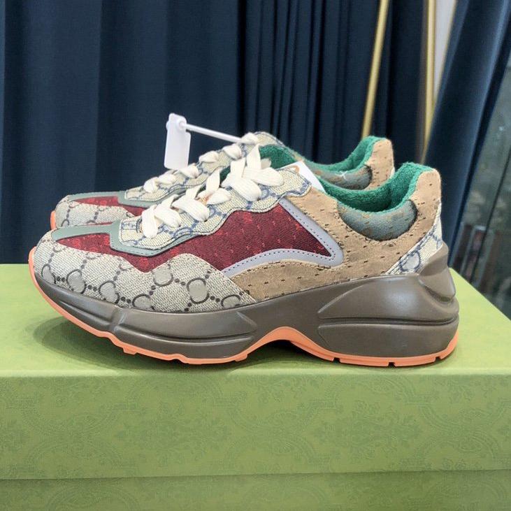 Designer Rhyton Shoes Multicolor Sneakers Men Women Trainers Vintage Chaussures Platform Sneaker Strawberry guccie guccy gg Mouse Mouth Shoe, 08
Designer Rhyton Shoes Multicolor Sneakers Men Women Trainers Vintage Chaussures Platform Sneaker Strawberry guccie guccy gg Mouse Mouth Shoe, 08