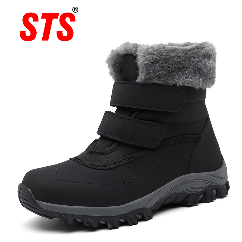 STS Women's Casual Winter Snow Boots Waterproof Winter Shoes Women Snow Platform Keep Warm Ankle With Fur Heels Outdoor Footwear, Black
STS Women's Casual Winter Snow Boots Waterproof Winter Shoes Women Snow Platform Keep Warm Ankle With Fur Heels Outdoor Footwear, Black